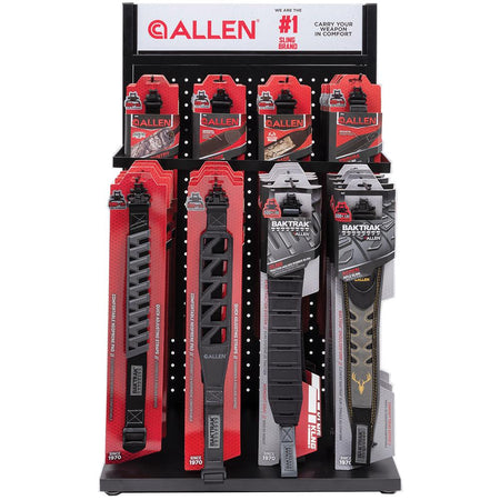 Allen Sling Retail Display Kit - 48 Slings in 6 Styles with Rack and Sign