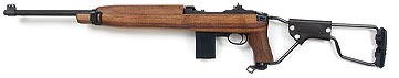 Auto-Ordnance AOM150 M1 Carbine Paratrooper 30 Carbine 18" Barrel 15+1, Black Parkerized Metal Finish, Black Folding Stock, Wood Grip, Crossbolt Safety