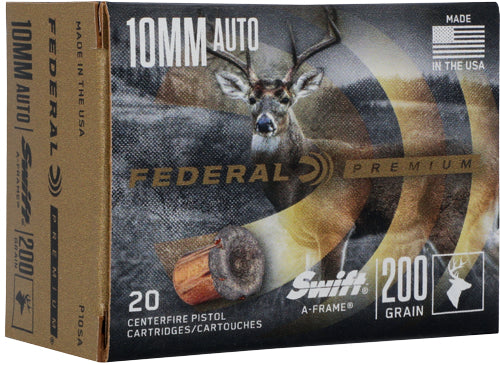 Federal P10SA Swift Premium Swift A Frame  200 Grain 10mm Auto