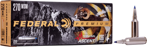 Federal Premium .270 WSM 136 gr PolyTip ammo