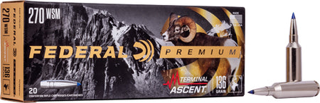 Federal Premium .270 WSM 136 gr PolyTip ammo