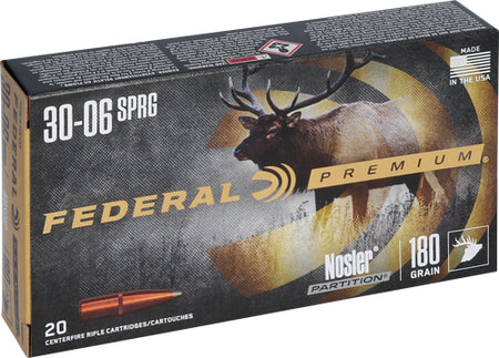Federal Premium .30-06 Springfield 180 gr JSP ammo