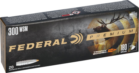 Federal Vital-Shok Trophy Bonded .300 WSM 180 gr PolyTip ammo