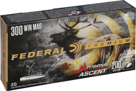 Federal P300WTA1 Premium Terminal Ascent  200 Grain .300 Winchester Mag