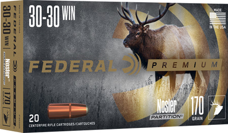 Federal Premium .30-30 Winchester 170 gr JSP ammo