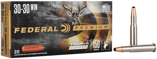 Federal Vital-Shok Trophy Copper .30-30 Winchester 150 gr PolyTip ammo