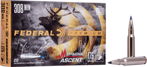 Federal P308TA1 Premium Terminal Ascent  175 Grain .308 Win / 7.62x51mm