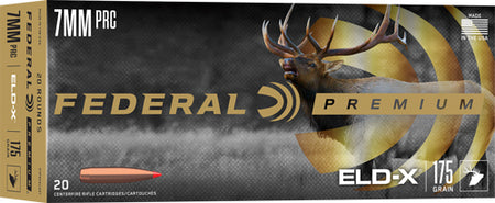 Federal P7PRCELDX1 Premium Classic ELD-X Extremely Low Drag-eXpanding  175 Grain 7mm PRC