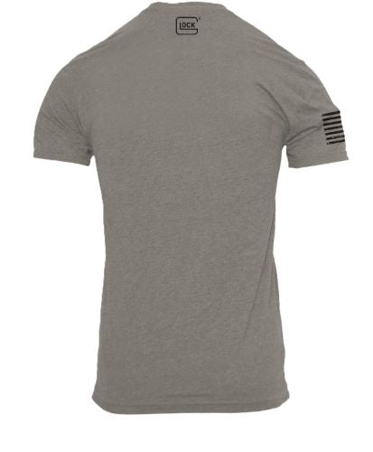 GLOCK PERFECTION TEE SHORT SLEEVE T SHIRT LG STONE GREY