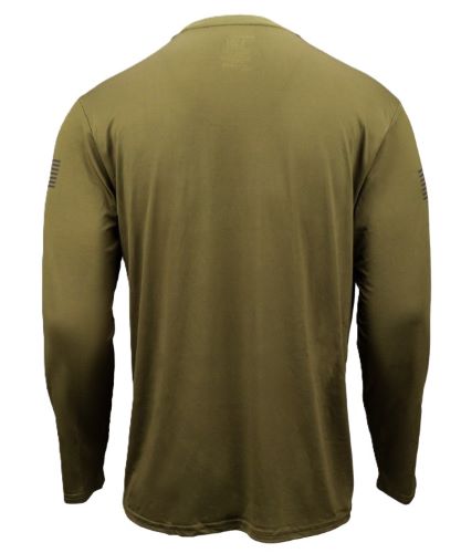GLOCK PERFORMANCE LONG SLEEVE SHIRT 2XL MILITARY GREEN