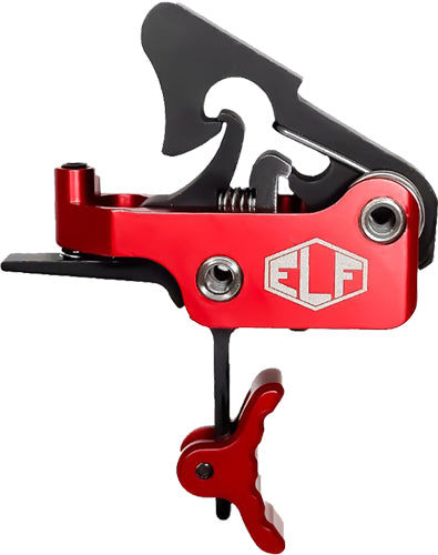 Elftmann Apex Pro AR Platform Curved Adjustable Trigger 2.75-7lbs Red