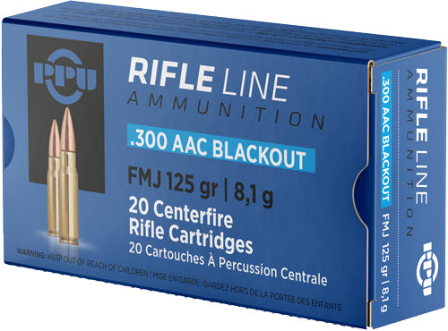 PPU (Nemo) Prvi Partizan 300 Blackout 125gr FMJ Ammunition