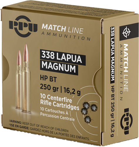 Prvi Partizan Rifle .338 Lapua Magnum 250 gr BTHP ammo