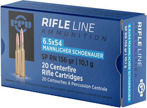 Prvi Partizan Rifle 6.5x54mm Mannlicher 156 gr JSP ammo