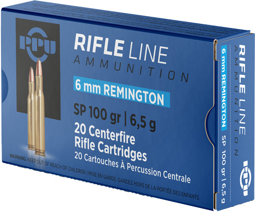 Prvi Partizan Rifle 6mm Remington 100 gr JSP ammo