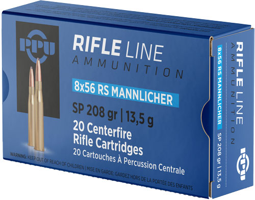 Prvi Partizan Rifle 8X56mmR Hungarian 208 gr JSP ammo