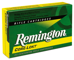 Remington Core-Lokt Short Action 7mm RUM 150 gr JSP ammo