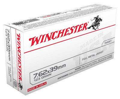 Winchester Q3174 USA Full Metal Jacket FMJ 123 Grain 7.62x39mm