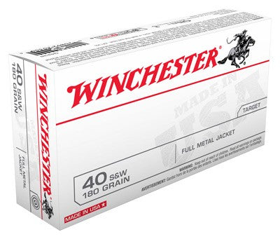 Winchester Q4238 USA Full Metal Jacket FMJ 180 Grain .40 S&W