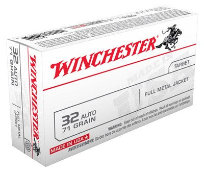 Winchester USA .32 ACP 71 gr FMJ ammo