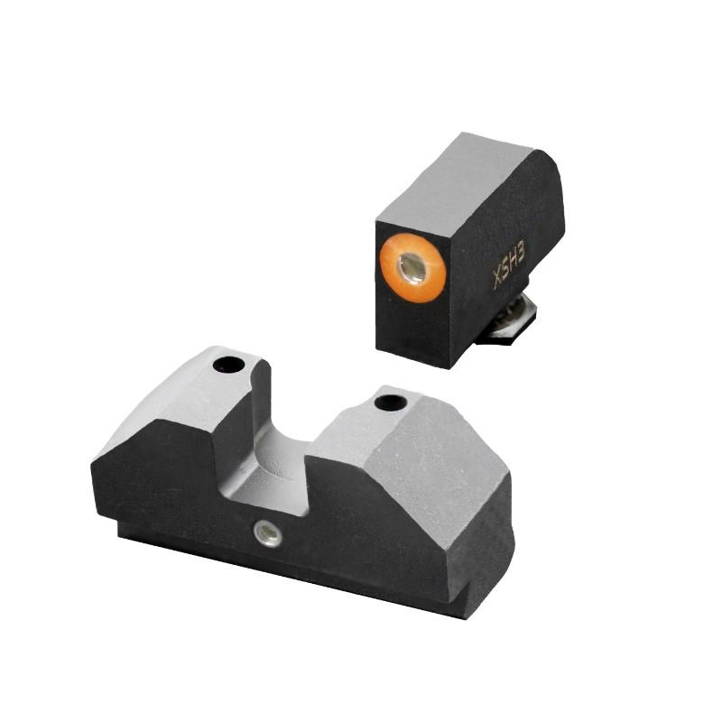 XS Sights F8 Night Sight Set for Glock 17 19 22-24 26 27 31-36 38