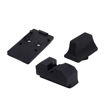 XS Sights Glock MOS Optic Mount Bundle for RMR Footprint Non-Tritium Black