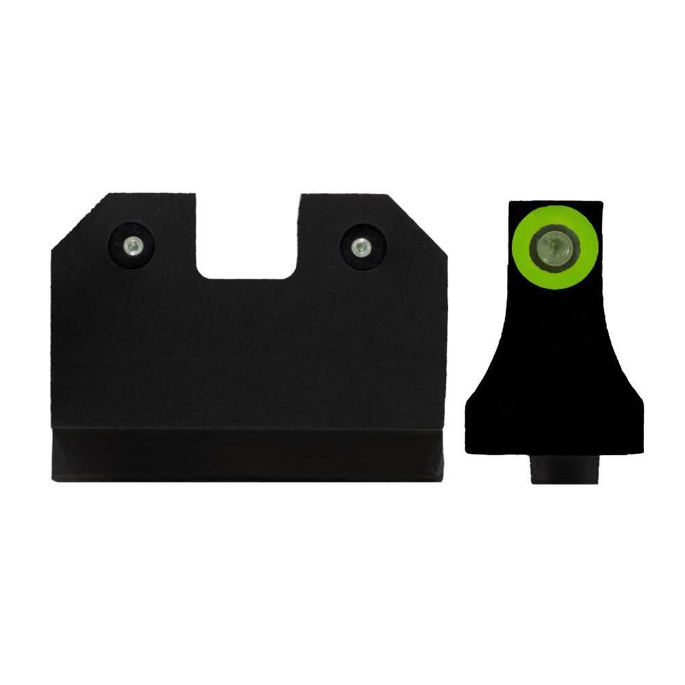XS Sight R3D Green Suppressor Height Night Sights for Glock 17 19 22-24 26 27 31-36