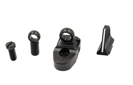 XS Sights Henry Big Boy Carbine Ghost Ring Sight Set .357 Magnum - Black Steel Dovetail