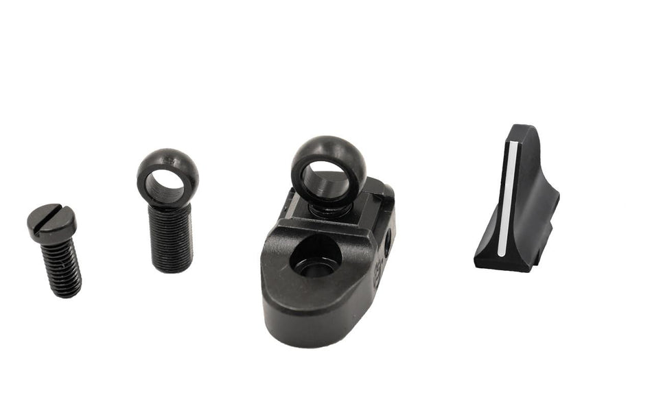 XS Sights Henry Big Boy Carbine Ghost Ring Sight Set .357 Magnum - Black Steel Dovetail