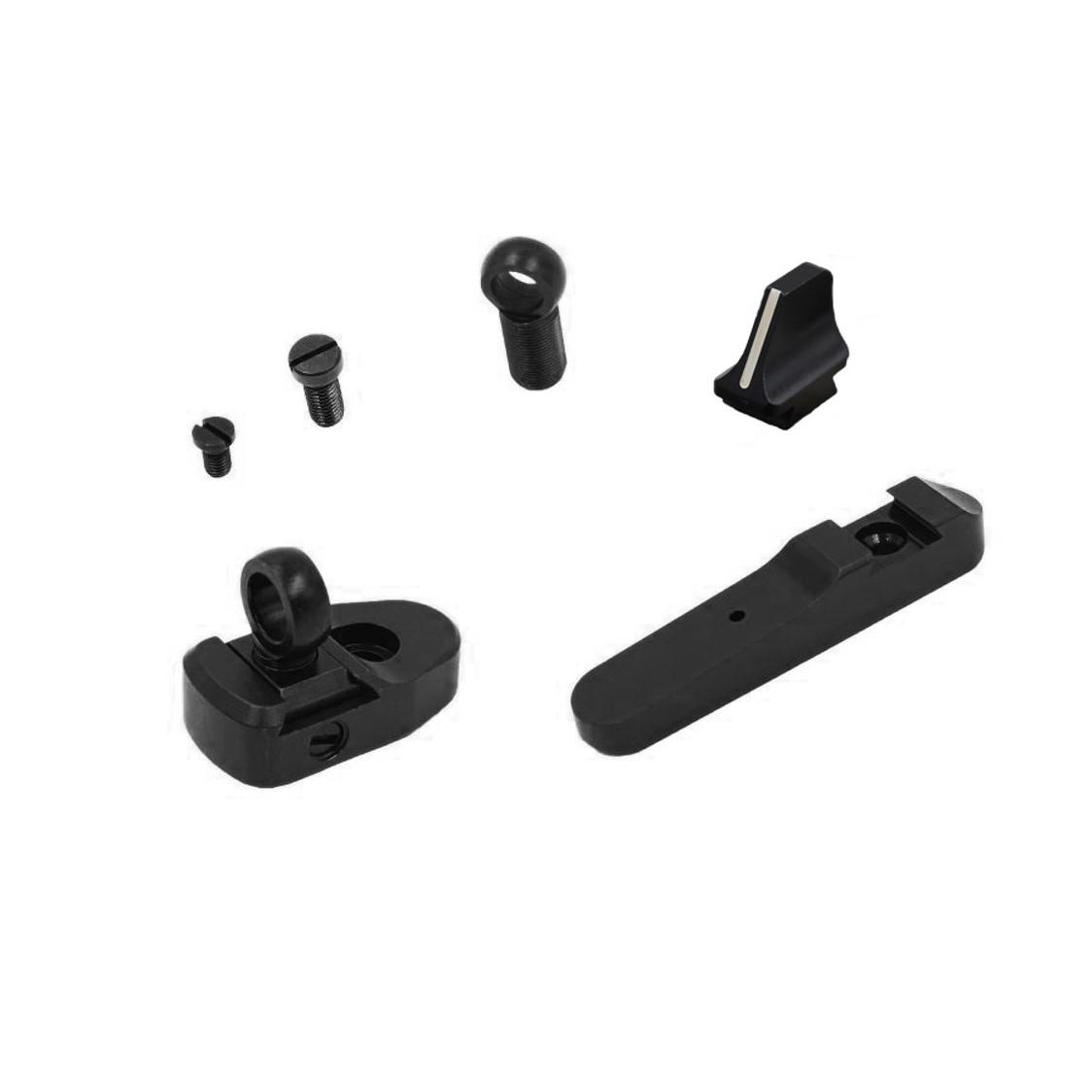 XS Ghost Ring Sight Set for Henry Big Boy .357 - X Series with Screw-On Front Ramp