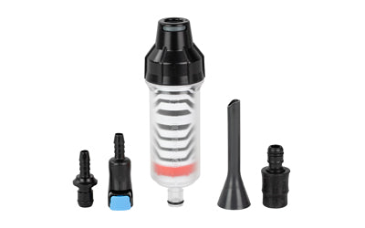 Aquamira Frontier Max Water Filtration System with Worldwide Red Filter, Black and Gray 67018