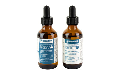 Aquamira Water Treatment Drops with Droppers, 2 oz Bottles, Treats Up to 60 Gallons 67206