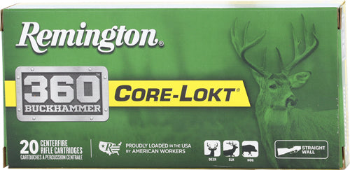 Remington Core-Lokt .360 Buckhammer 180 gr JSP ammo