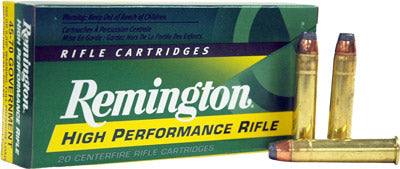 Remington 21463 High Performance Rifle Jacketed Hollow Point JHP 300 Grain .45-70 Government