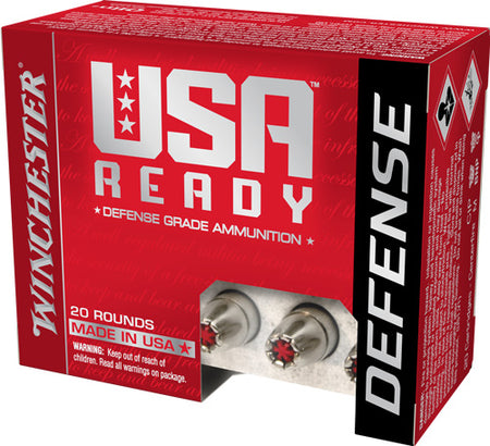 Winchester RED10HP USA READY DEFENSE Ready Hex Vent Hollow Point  170 Grain 10mm Auto