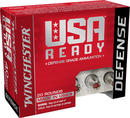 Winchester RED40HP USA Ready Ready Hex Vent Hollow Point  170 Grain .40 S&W
