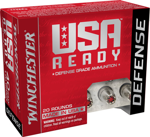Winchester RED40HP USA Ready Ready Hex Vent Hollow Point  170 Grain .40 S&W