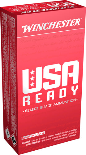Winchester RED9 USA Ready Full Metal Jacket Flat Nose FMJFN 115 Grain 9mm Luger/Parabellum