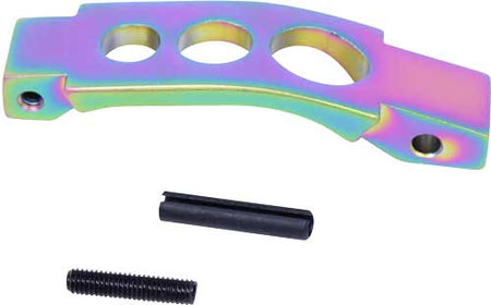 Guntec AR15 Enhanced Trigger Guard Rainbow PVD Coated