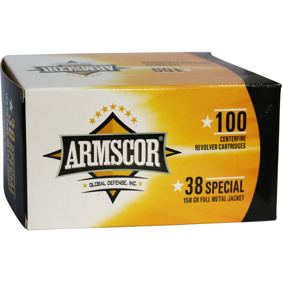 Armscor 38 Special 158 Grain Full Metal Jacket VALUE PACK