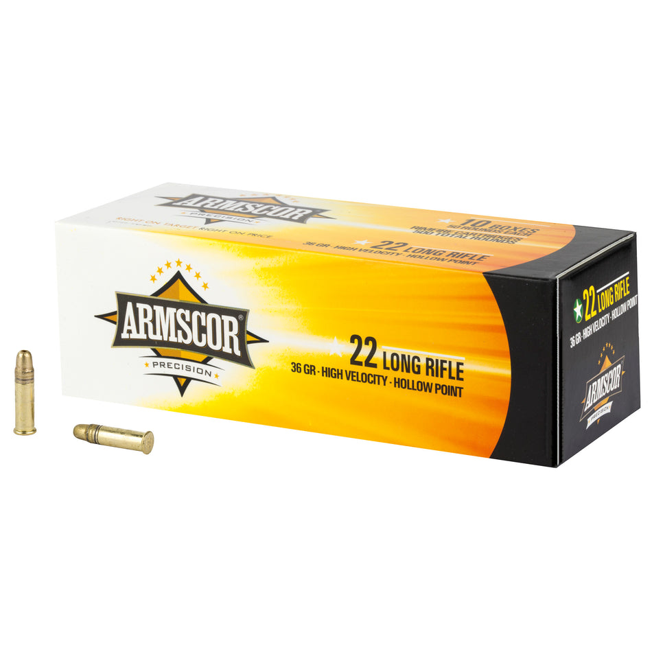 Armscor Hi-Velocity .22 Long Rifle 36 Gr JHP