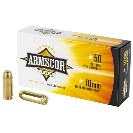 Armscor 10mm Auto 180 gr Full Metal Jacket (FMJ)