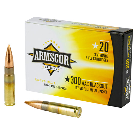 Armscor 300 Blackout 147gr FMJ Ammo