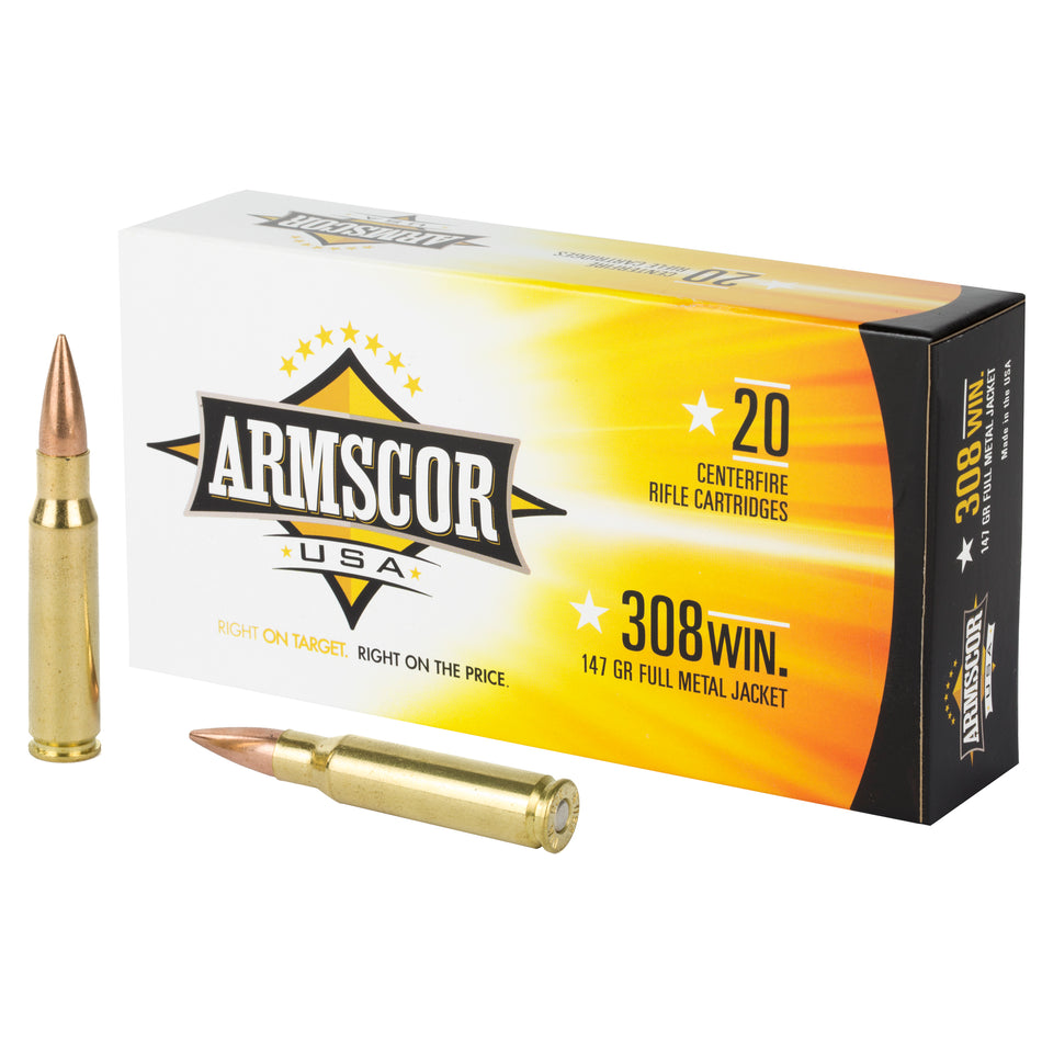 Armscor Competition .308 Win / 7.62x51mm 147 gr FMJ ammo