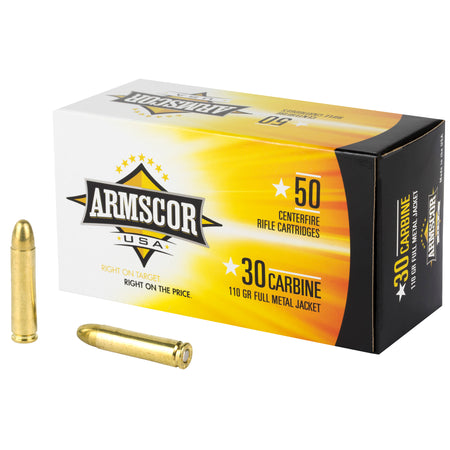 Armscor Competition .30 Carbine 110 gr FMJ ammo