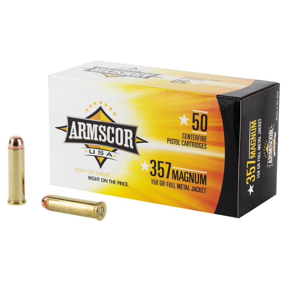 Armscor Competition .357 Magnum 158 gr FMJ ammo
