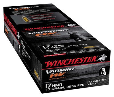 Winchester S17HMR1 Varmint HV Hornady V-Max  17 Grain .17 HMR