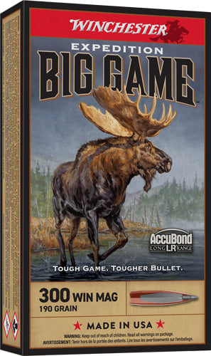 Winchester S300LR Expedition Big Game Nosler AccuBond Long-Range  190 Grain .300 Winchester Mag
