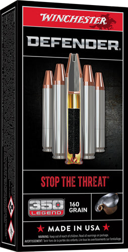 Winchester S350PDB Defender Bonded Protected Hollow Point  160 Grain .350 Legend