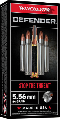 Winchester Defender 5.56x45mm NATO 64 gr BHP ammo